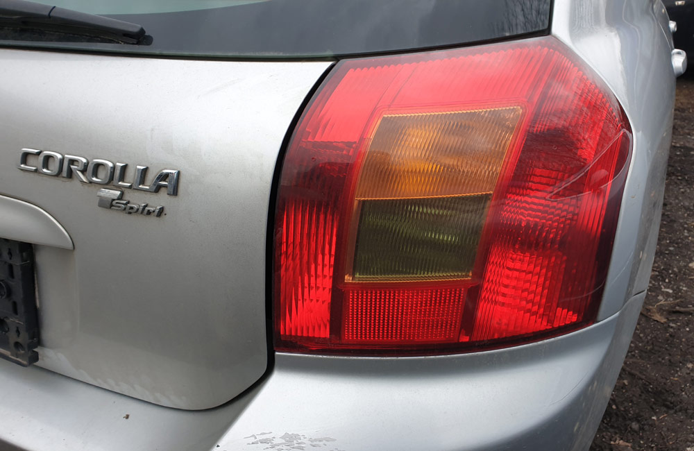 Toyota Corolla T Spirit D4D Rear Tail Light Drivers